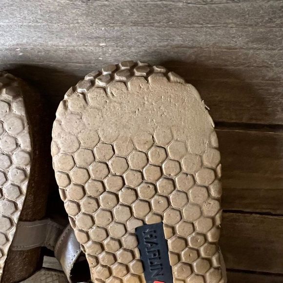 Womens Haflinger Gray Leather Strappy‎ Slip On Slide Sandals Size EU 40 US 9 M - Picture 6 of 8